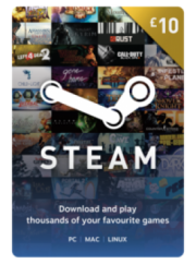 Acheter carte de jeu Steam 10 EUR, 10¤ avoir - MMOGA