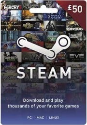 Steam Gift Card 50 EUR 